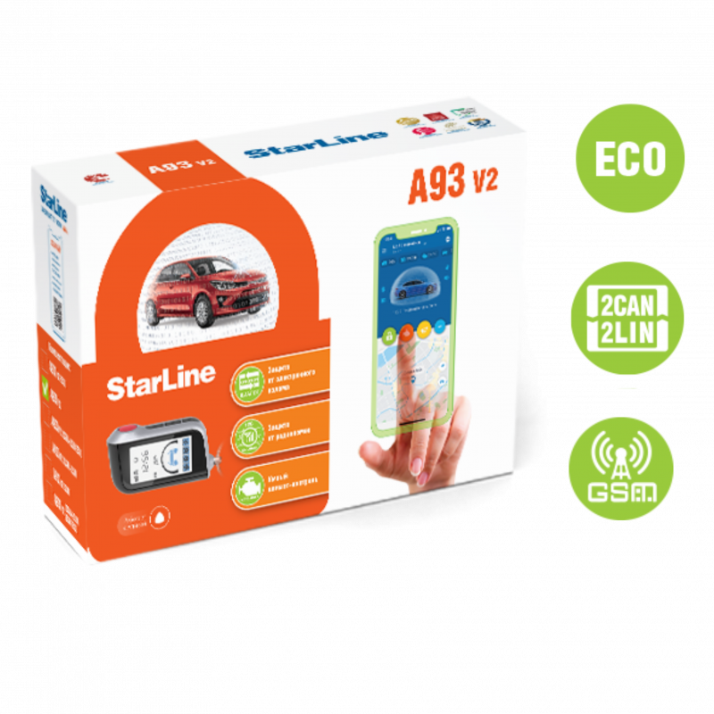 StarLine A93 v2 2CAN-2LIN GSM ECO StarLine A93 v2 2CAN-2LIN GSM ECO